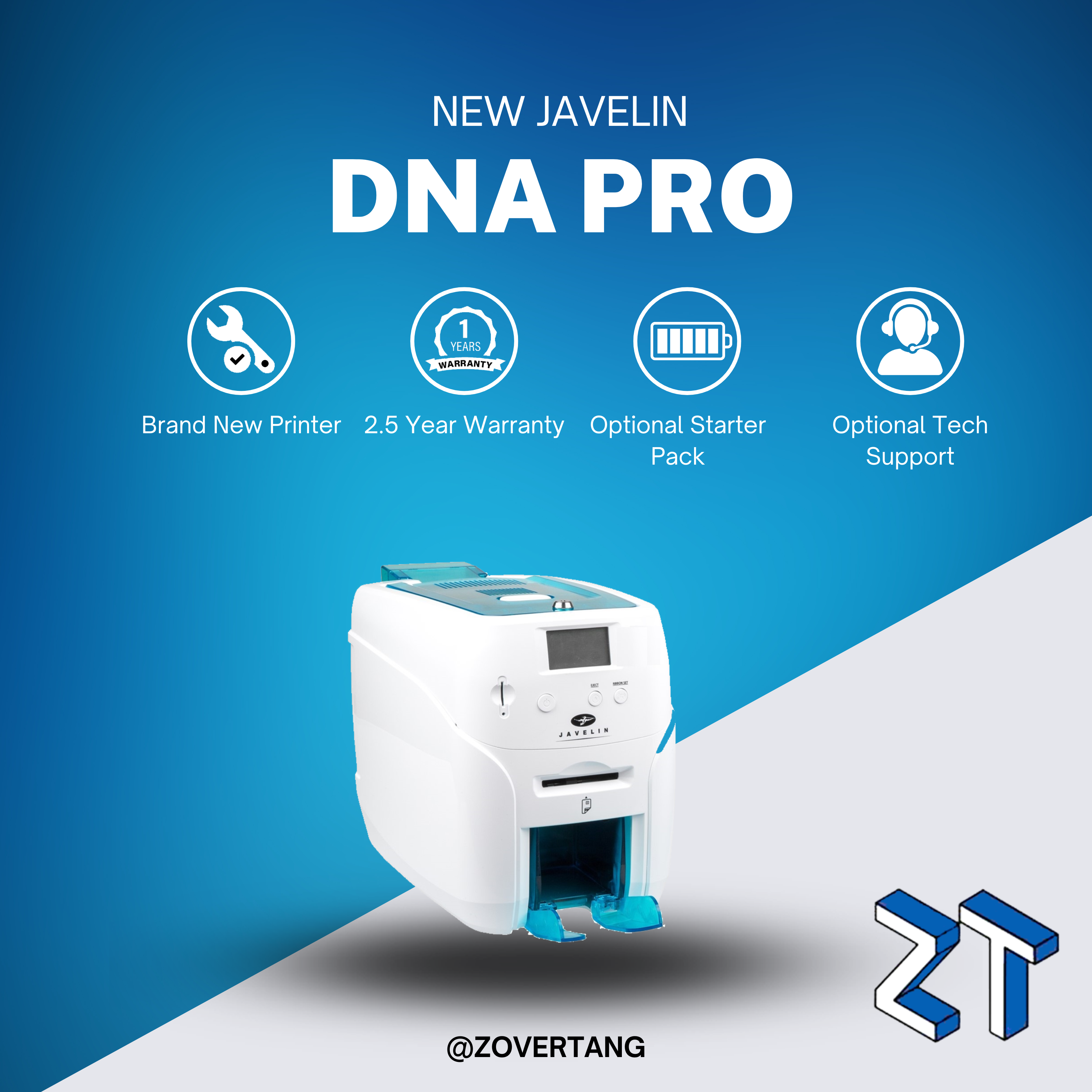 Javelin DNA Pro Plastic Card Printer (Single Sided)