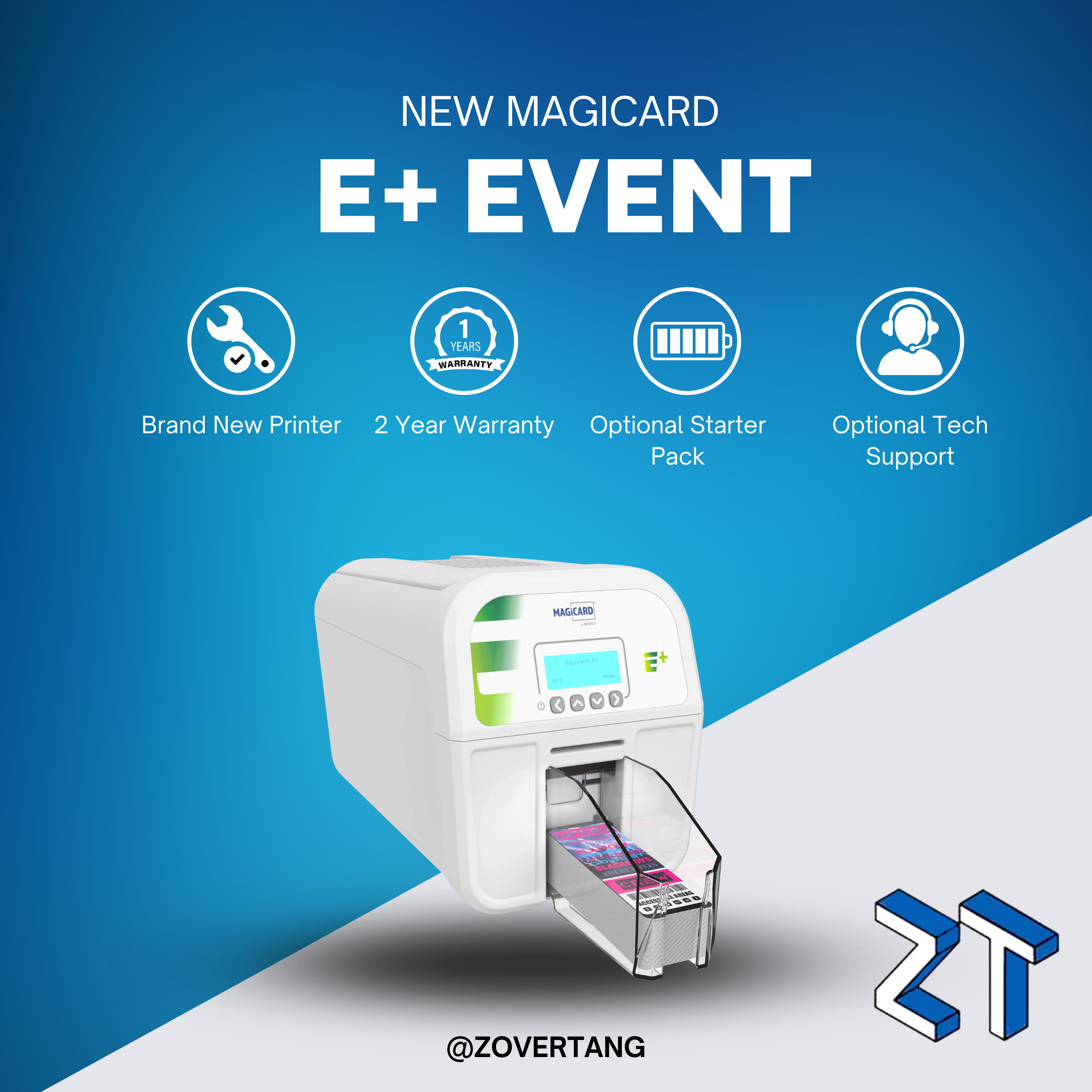 Magicard E+ Event ID Card Printer (Dual-Sided)