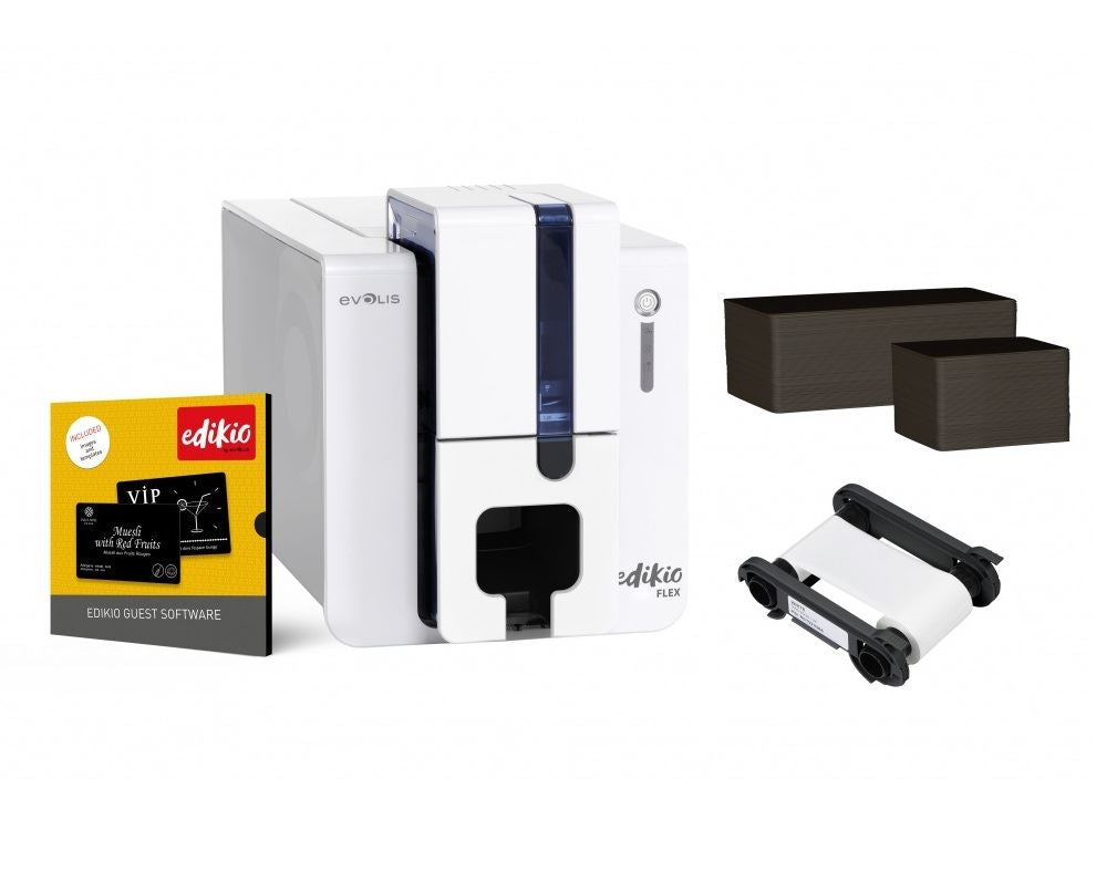 Evolis Edikio Guest Flex Printing Bundle