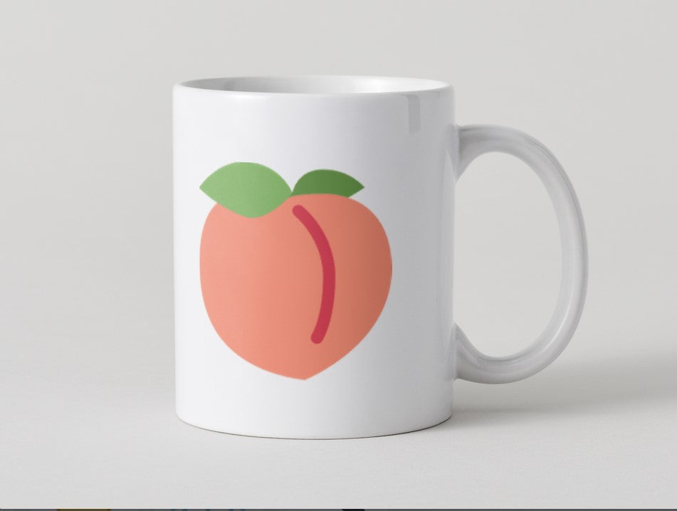 Peach Emoji Mug