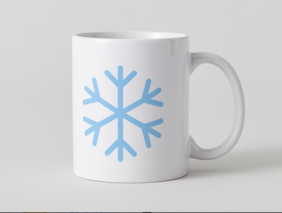 Snowflake Emoji Mug