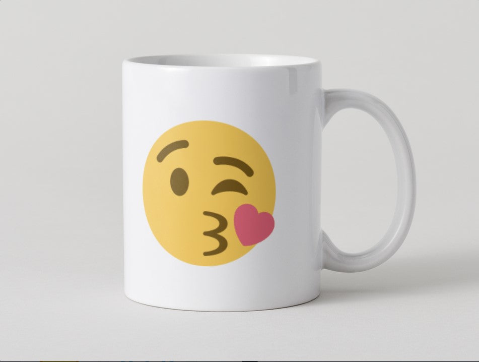 Kiss Emoji Mug