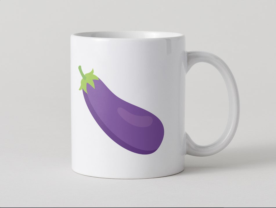 Auberjine Emoji Mug