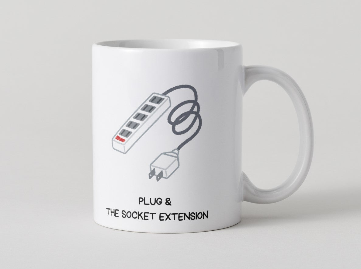 The Plug & The Socket Extension Mug