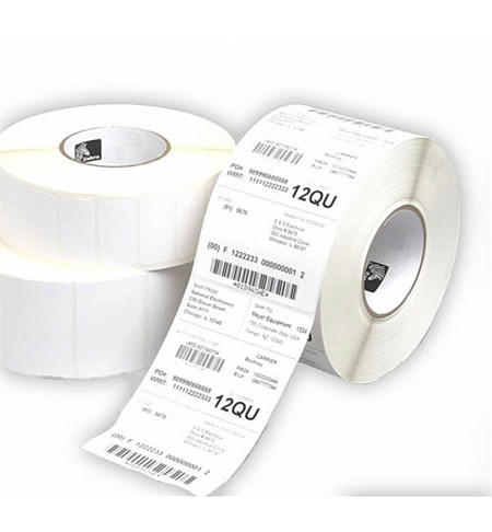 Zebra Z-Perform 1000D, 51 x 32mm Direct Thermal Paper Label, Permanent Adhesive, 25mm Core