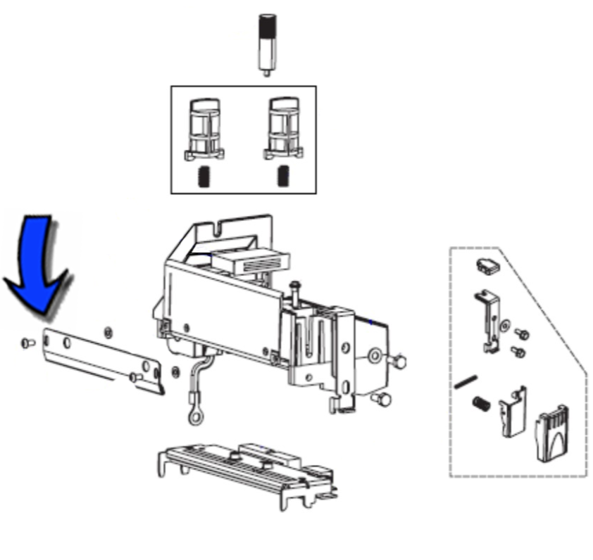 Zebra 77049-104 - Ribbon Strip Plate