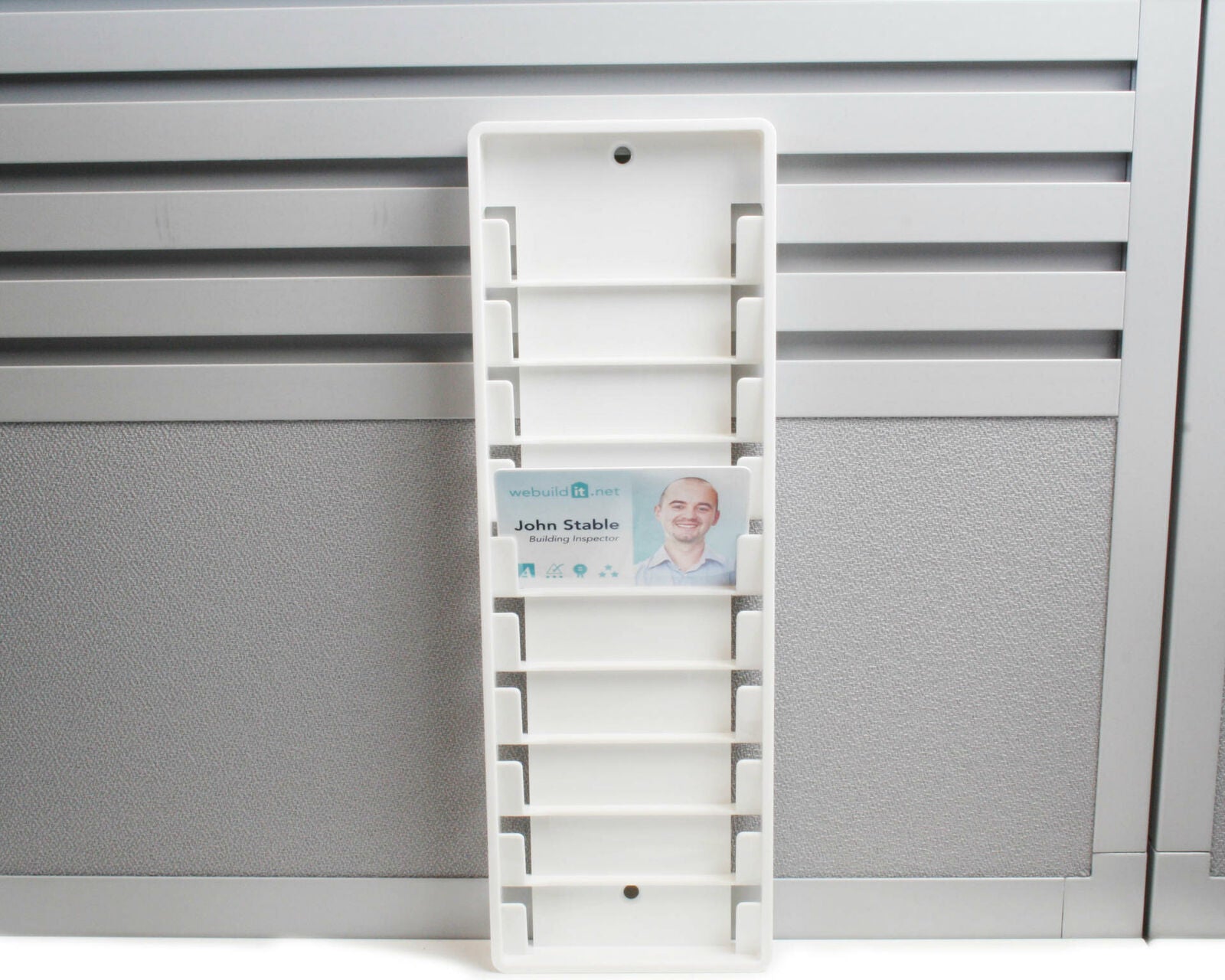 Plastic Card Rack (10 Compartments)